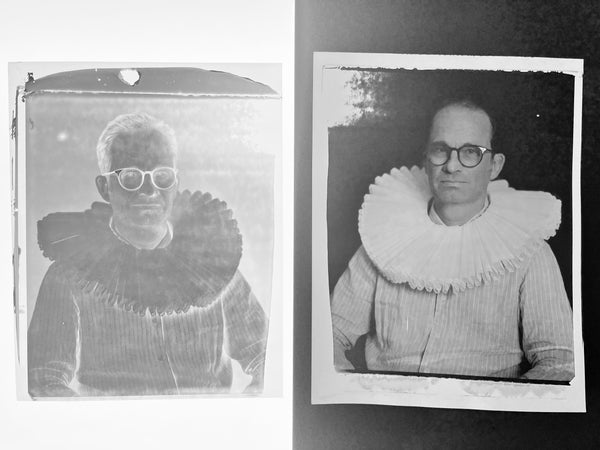 ONE INSTANT 8x10 POS/NEG B&W § Beta Test Edition